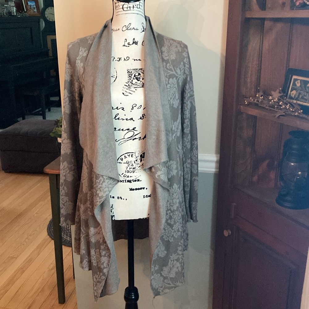 Knox Rose Floral Draped Cardigan